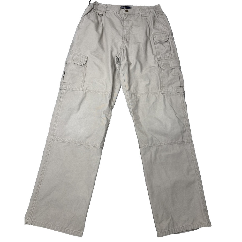 5.11 Tactical Pants Mens 34x32 Canvas Cargo Work Hiking Utility 74251 Tan